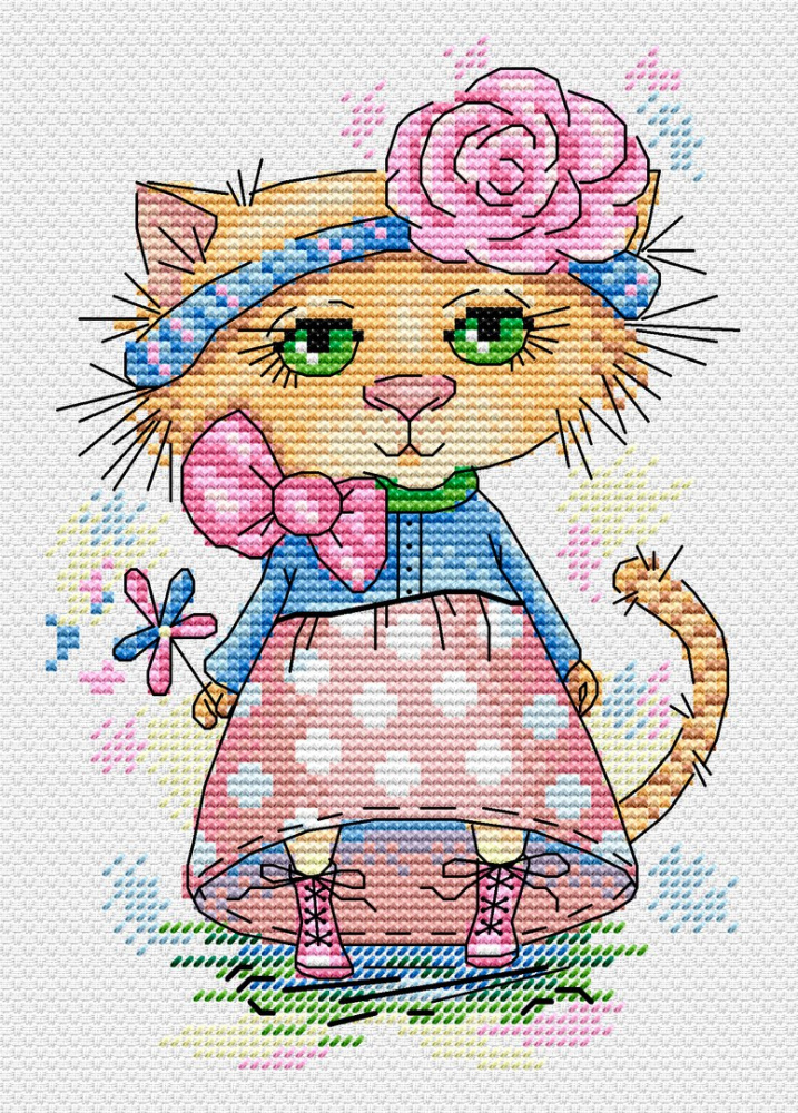 "Кошечка на прогулке"